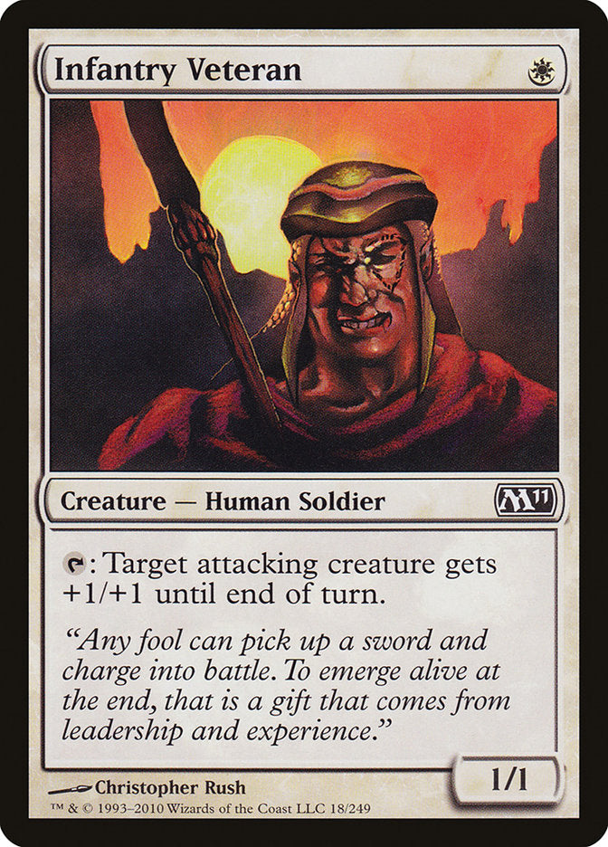 Infantry Veteran [Magic 2011] - Magic: The Gathering - Card Brawlers | Quebec | Canada |