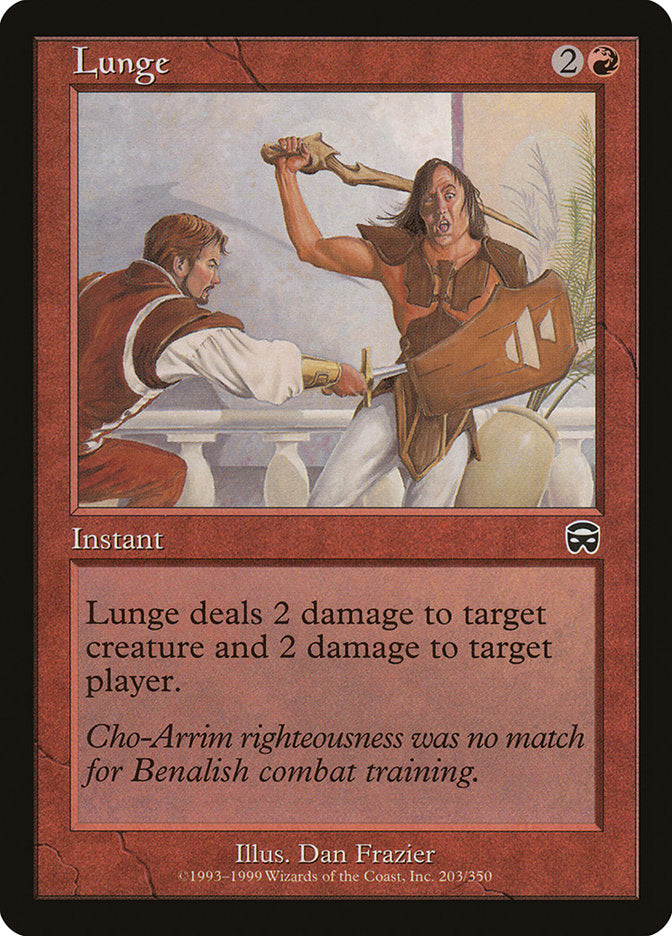 Lunge [Mercadian Masques] - Magic: The Gathering - Card Brawlers | Quebec | Canada |
