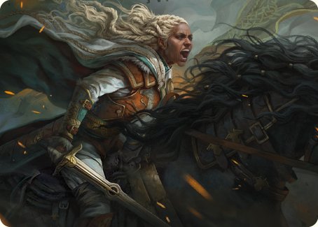 Eowyn, Fearless Knight Art Card [The Lord of the Rings: Tales of Middle-earth Art Series] - Magic: The Gathering - Card Brawlers | Quebec | Canada |