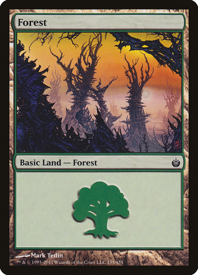 Forest (155) [Mirrodin Besieged] - Magic: The Gathering - Card Brawlers | Quebec | Canada |
