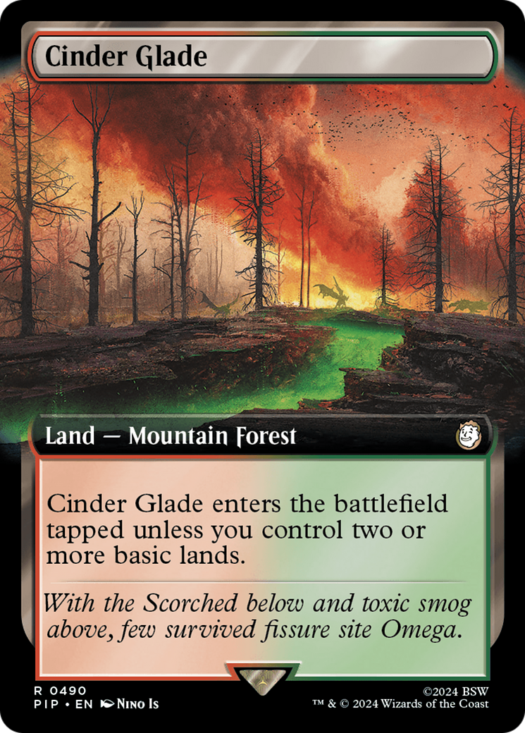Cinder Glade (Extended Art) [Fallout] - Magic: The Gathering - Card Brawlers | Quebec | Canada |