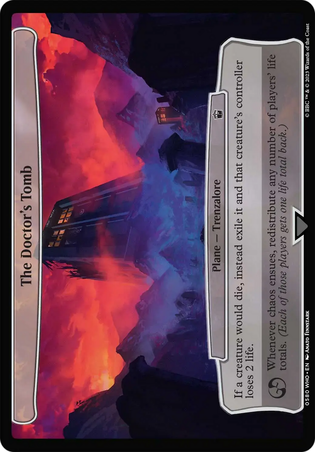 The Doctor's Tomb [Doctor Who] - Magic: The Gathering - Card Brawlers | Quebec | Canada |