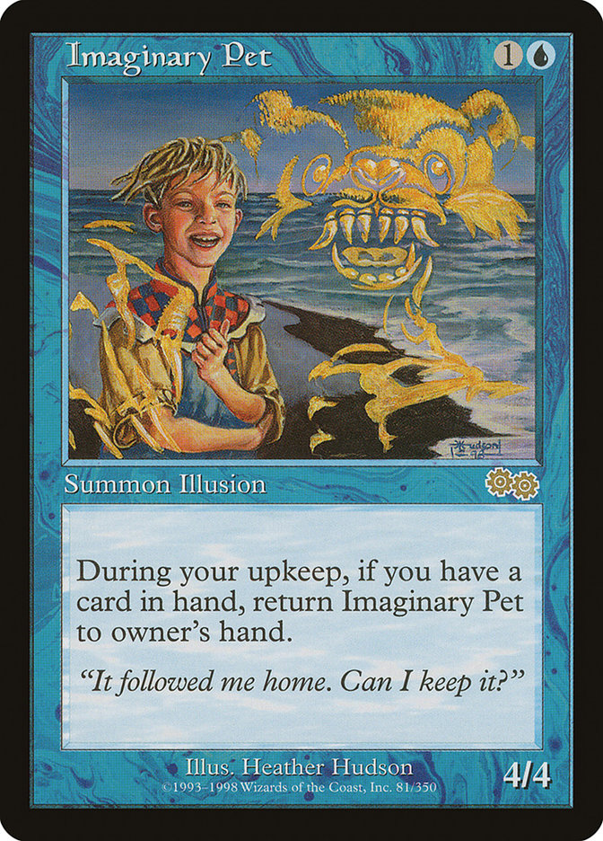 Imaginary Pet [Urza's Saga] - Magic: The Gathering - Card Brawlers | Quebec | Canada |