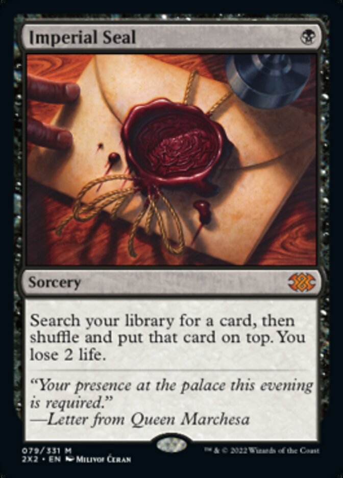 Imperial Seal [Double Masters 2022] - Magic: The Gathering - Card Brawlers | Quebec | Canada |