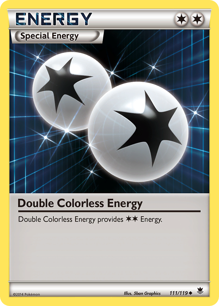 Double Colorless Energy (111/119) [XY: Phantom Forces] - Pokémon - Card Brawlers | Quebec | Canada |