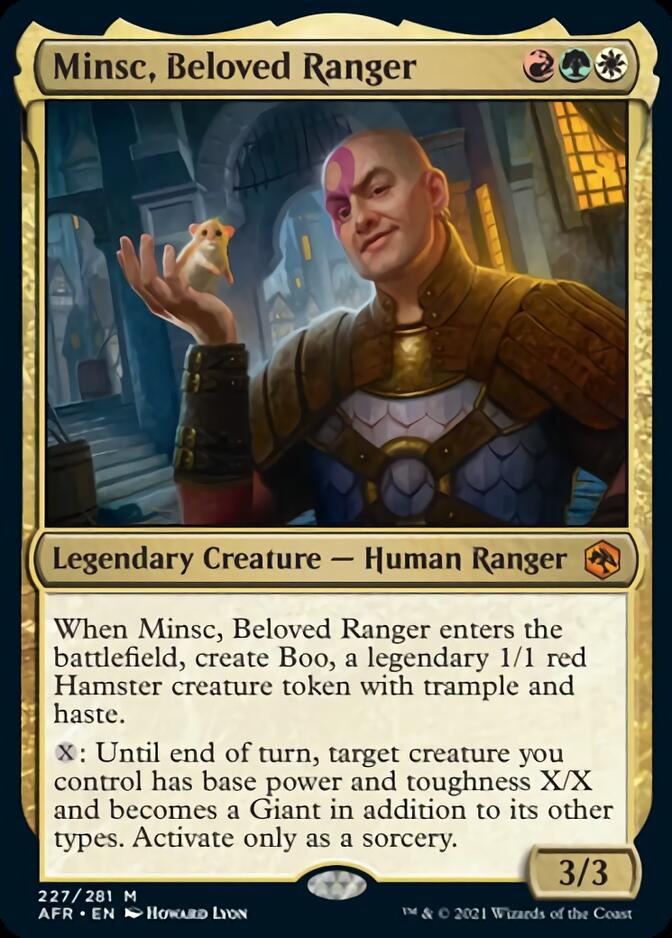 Minsc, Beloved Ranger [Dungeons & Dragons: Adventures in the Forgotten Realms] - Magic: The Gathering - Card Brawlers | Quebec | Canada |