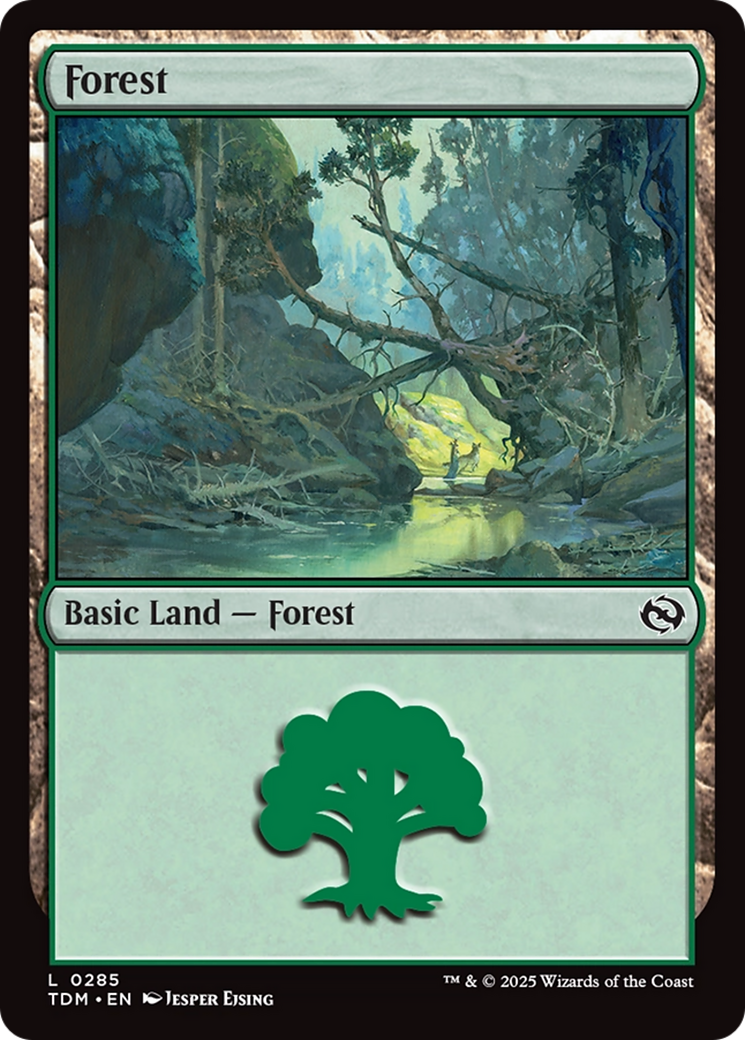 Forest (0285) [Tarkir: Dragonstorm] - Magic: The Gathering - Card Brawlers | Quebec | Canada |