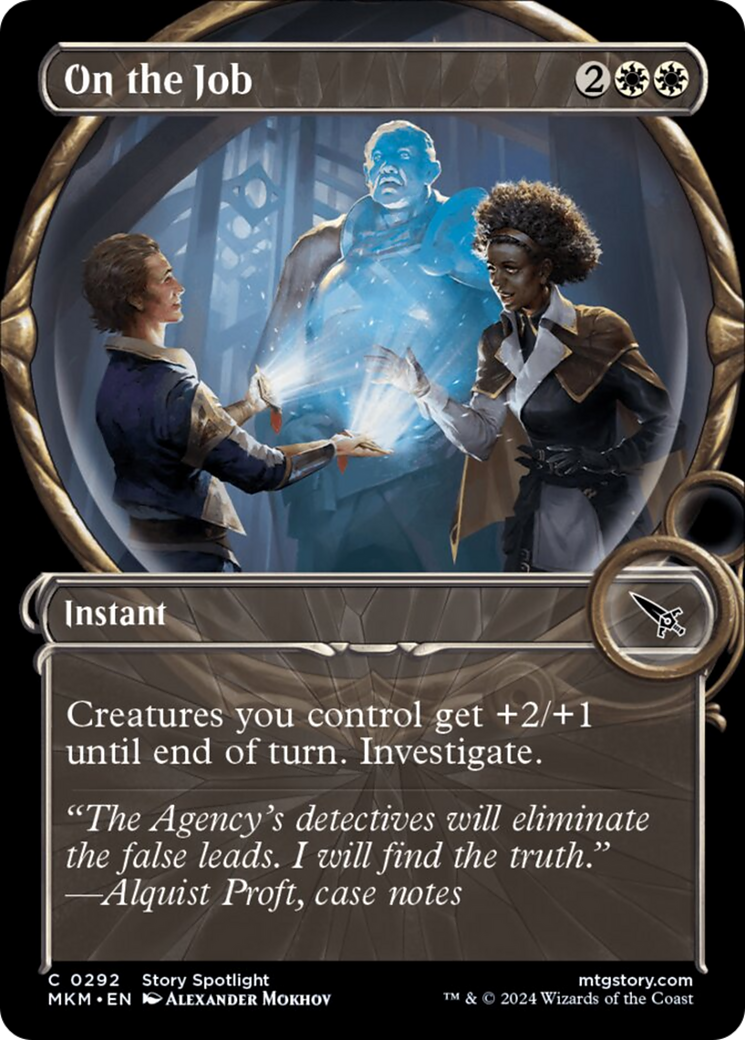 On the Job (Showcase) [Murders at Karlov Manor] - Magic: The Gathering - Card Brawlers | Quebec | Canada |