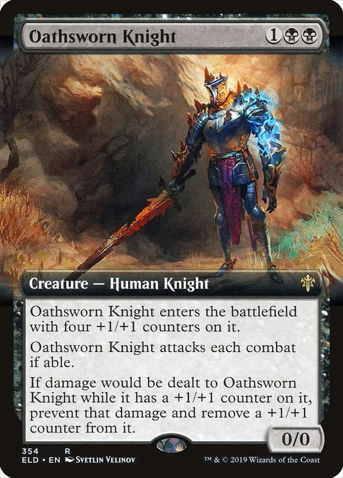 Oathsworn Knight (Extended Art) [Throne of Eldraine] - Magic: The Gathering - Card Brawlers | Quebec | Canada |