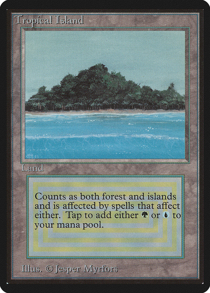 Tropical Island [Beta Edition] - Magic: The Gathering - Card Brawlers | Quebec | Canada |