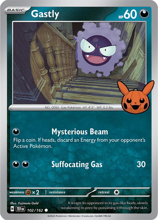 Gastly (102/162) [Trick or Trade 2024] - Pokémon - Card Brawlers | Quebec | Canada |