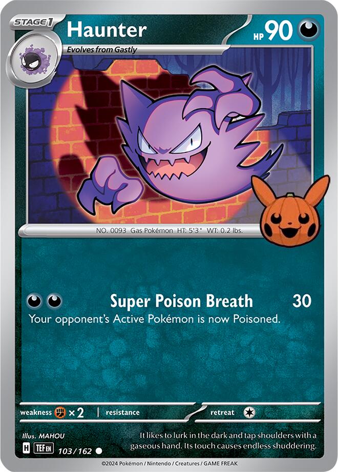 Haunter (103/162) [Trick or Trade 2024] - Pokémon - Card Brawlers | Quebec | Canada |