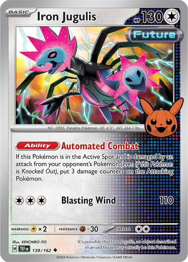 Iron Jugulis (139/162) [Trick or Trade 2024] - Pokémon - Card Brawlers | Quebec | Canada |