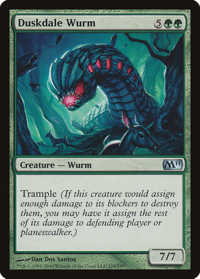 Duskdale Wurm [Magic 2011] - Magic: The Gathering - Card Brawlers | Quebec | Canada |