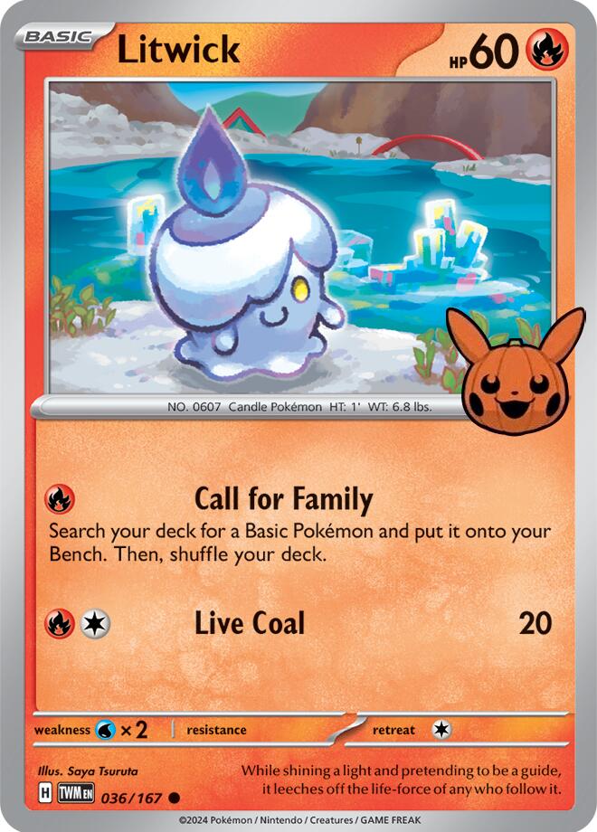 Litwick (036/167) [Trick or Trade] - Pokémon - Card Brawlers | Quebec | Canada |