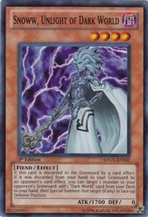 Snoww, Unlight of Dark World [SDGU-EN002] Super Rare - Yu-Gi-Oh! - Card Brawlers | Quebec | Canada |