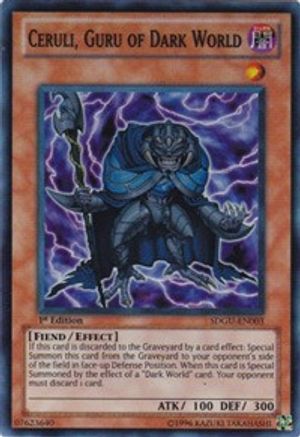 Ceruli, Guru of Dark World [SDGU-EN003] Super Rare - Yu-Gi-Oh! - Card Brawlers | Quebec | Canada |