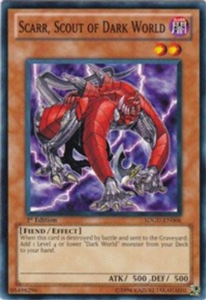 Scarr, Scout of Dark World [SDGU-EN006] Common - Yu-Gi-Oh! - Card Brawlers | Quebec | Canada |