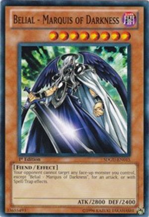Belial - Marquis of Darkness [SDGU-EN015] Common - Yu-Gi-Oh! - Card Brawlers | Quebec | Canada |