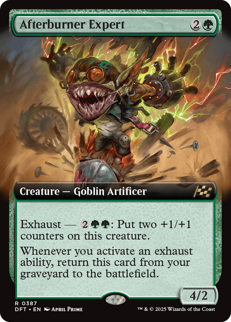 Afterburner Expert (Extended Art) [Aetherdrift] - Magic: The Gathering - Card Brawlers | Quebec | Canada |