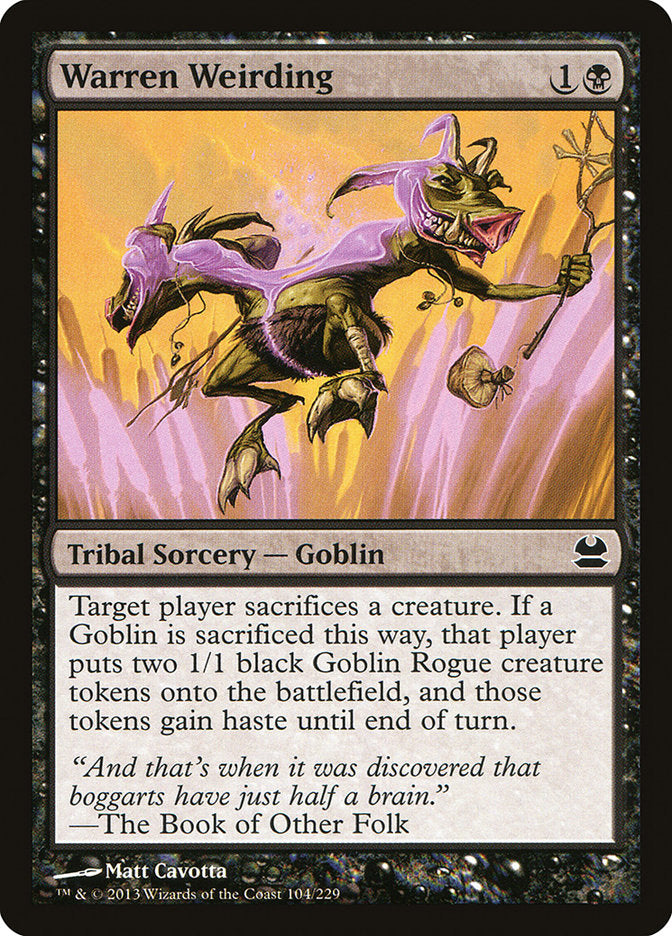 Warren Weirding [Modern Masters] - Magic: The Gathering - Card Brawlers | Quebec | Canada |