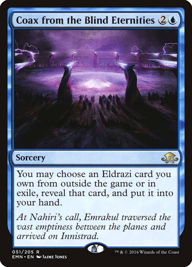 Coax from the Blind Eternities [Eldritch Moon] - Magic: The Gathering - Card Brawlers | Quebec | Canada |