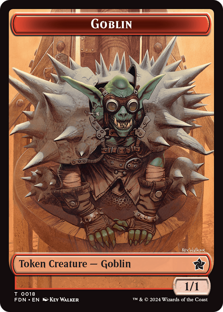 Goblin // Treasure Double-Sided Token [Foundations Tokens] - Magic: The Gathering - Card Brawlers | Quebec | Canada |