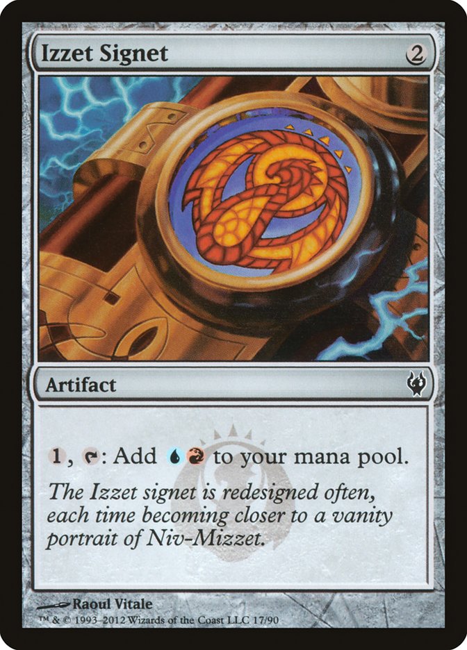 Izzet Signet [Duel Decks: Izzet vs. Golgari] - Magic: The Gathering - Card Brawlers | Quebec | Canada |