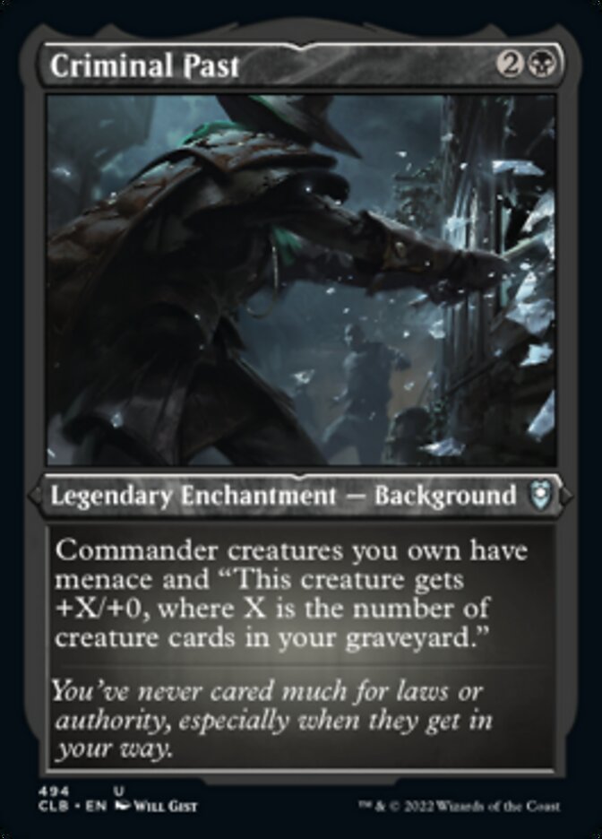 Criminal Past (Foil Etched) [Commander Legends: Battle for Baldur's Gate] - Magic: The Gathering - Card Brawlers | Quebec | Canada |