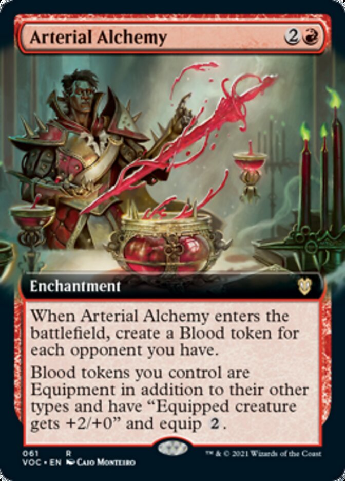 Arterial Alchemy (Extended Art) [Innistrad: Crimson Vow Commander] - Magic: The Gathering - Card Brawlers | Quebec | Canada |
