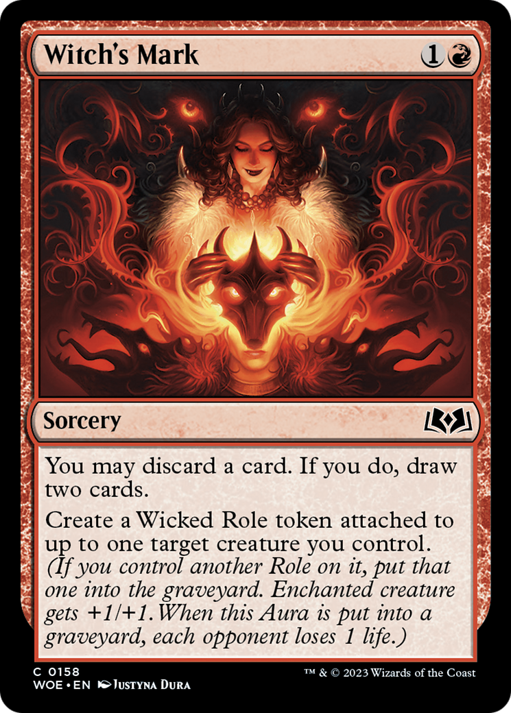 Witch's Mark [Wilds of Eldraine] - Magic: The Gathering - Card Brawlers | Quebec | Canada |