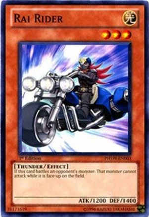 Rai Rider [PHSW-EN003] Common - Yu-Gi-Oh! - Card Brawlers | Quebec | Canada |