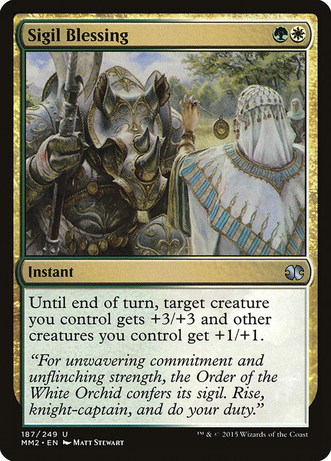 Sigil Blessing [Modern Masters 2015] - Magic: The Gathering - Card Brawlers | Quebec | Canada |