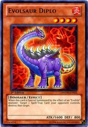 Evolsaur Diplo [PHSW-EN021] Rare - Yu-Gi-Oh! - Card Brawlers | Quebec | Canada |