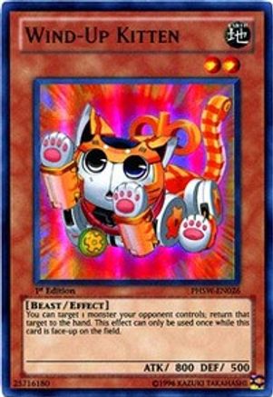 Wind-Up Kitten [PHSW-EN026] Ultra Rare - Yu-Gi-Oh! - Card Brawlers | Quebec | Canada |