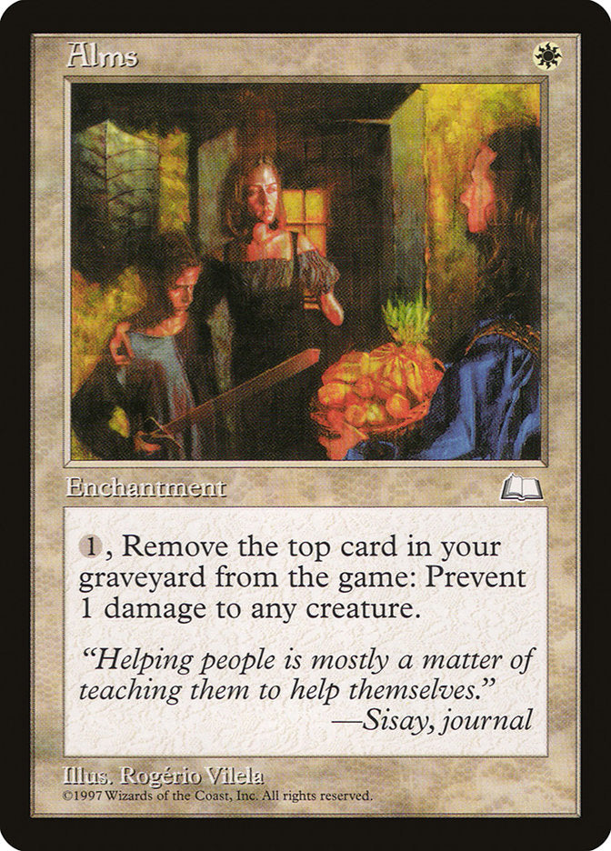 Alms [Weatherlight] - Magic: The Gathering - Card Brawlers | Quebec | Canada |
