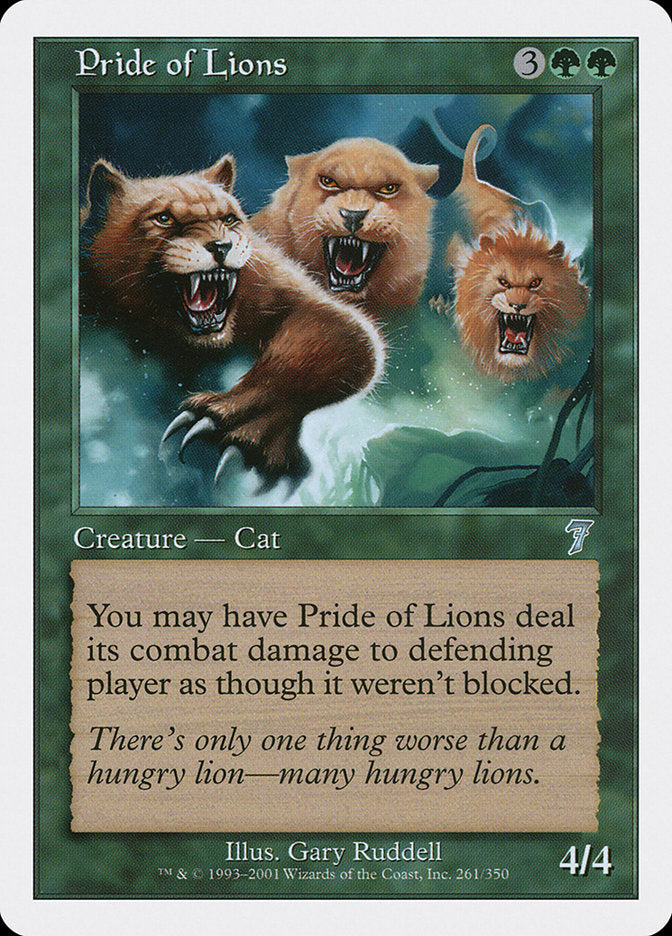 Pride of Lions [Seventh Edition] - Magic: The Gathering - Card Brawlers | Quebec | Canada |