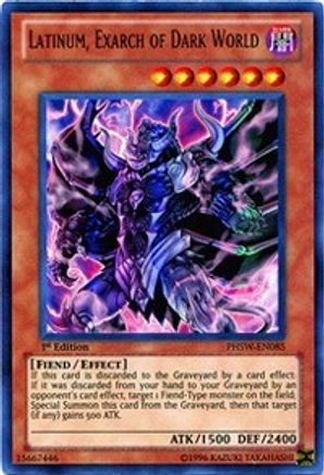 Latinum, Exarch of Dark World [PHSW-EN085] Ultra Rare - Yu-Gi-Oh! - Card Brawlers | Quebec | Canada |