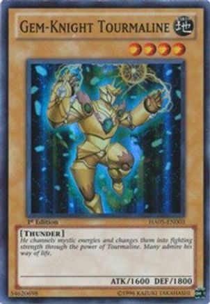 Gem-Knight Tourmaline [HA05-EN003] Super Rare - Yu-Gi-Oh! - Card Brawlers | Quebec | Canada |
