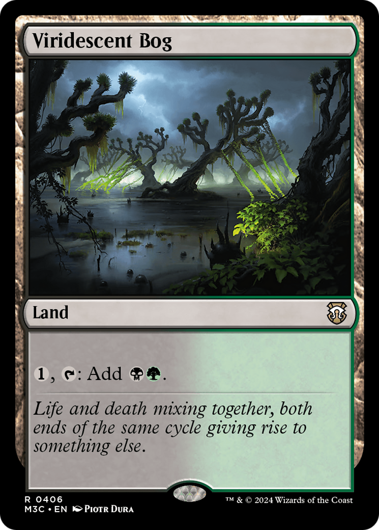 Viridescent Bog (Ripple Foil) [Modern Horizons 3 Commander] - Magic: The Gathering - Card Brawlers | Quebec | Canada |
