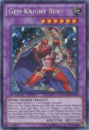 Gem-Knight Ruby [HA05-EN019] Secret Rare - Yu-Gi-Oh! - Card Brawlers | Quebec | Canada |