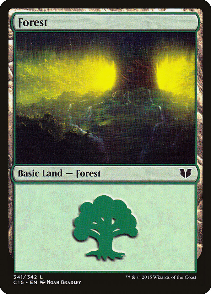Forest (341) [Commander 2015] - Magic: The Gathering - Card Brawlers | Quebec | Canada |
