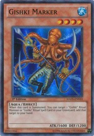 Gishki Marker [HA05-EN033] Super Rare - Yu-Gi-Oh! - Card Brawlers | Quebec | Canada |