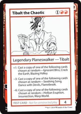 Tibalt the Chaotic (2021 Edition) [Mystery Booster Playtest Cards] - Magic: The Gathering - Card Brawlers | Quebec | Canada |