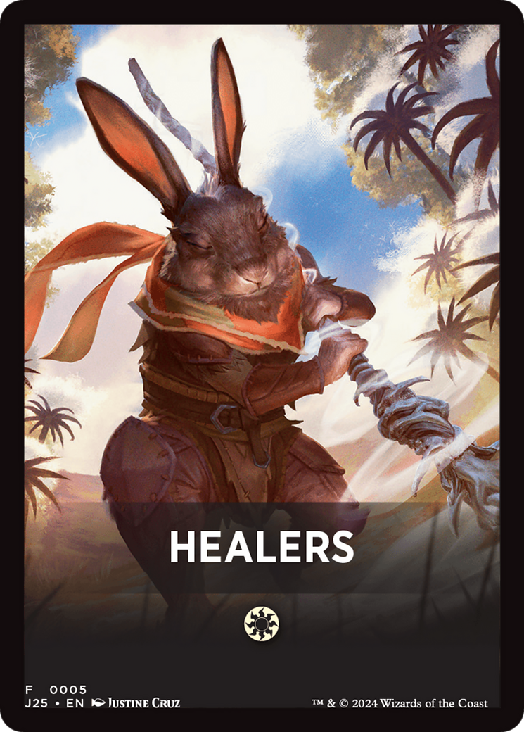 Healers Theme Card [Foundations Jumpstart Front Cards] - Magic: The Gathering - Card Brawlers | Quebec | Canada |