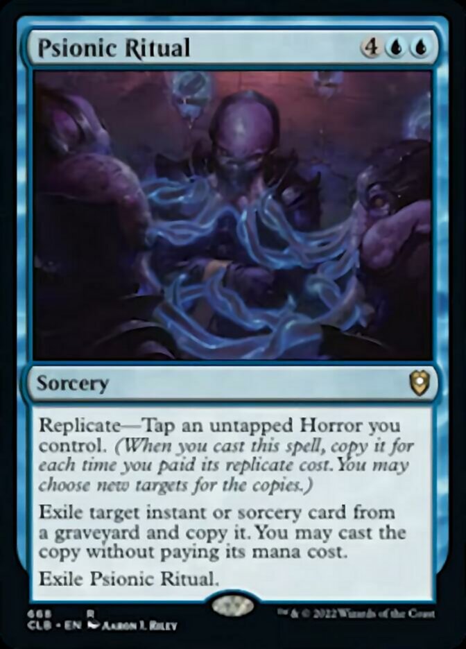 Psionic Ritual [Commander Legends: Battle for Baldur's Gate] - Magic: The Gathering - Card Brawlers | Quebec | Canada |