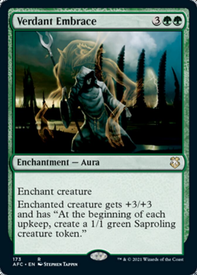 Verdant Embrace [Dungeons & Dragons: Adventures in the Forgotten Realms Commander] - Magic: The Gathering - Card Brawlers | Quebec | Canada |