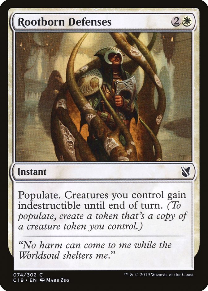 Rootborn Defenses [Commander 2019] - Magic: The Gathering - Card Brawlers | Quebec | Canada |