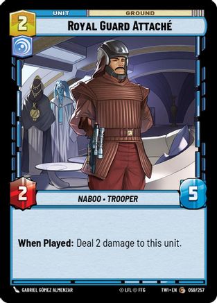 Royal Guard Attache (059/257) (059/257) [Twilight of the Republic] - Fantasy Flight Games - Card Brawlers | Quebec | Canada |