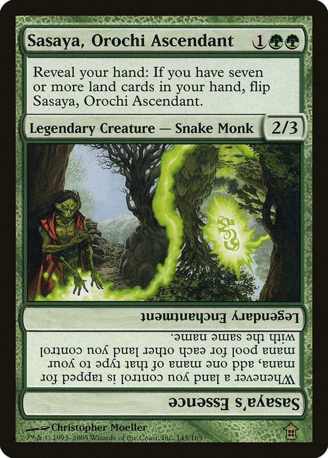 Sasaya, Orochi Ascendant // Sasaya's Essence [Saviors of Kamigawa] - Magic: The Gathering - Card Brawlers | Quebec | Canada |